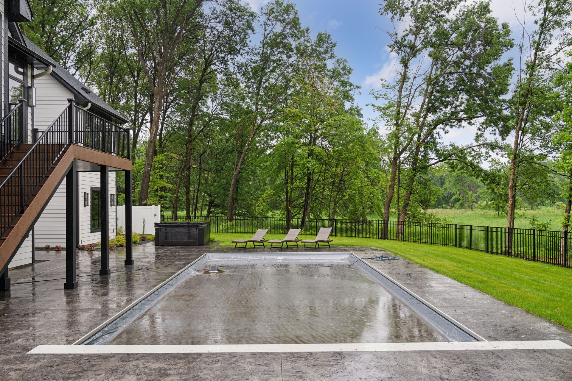 Heated pool and hot tub
